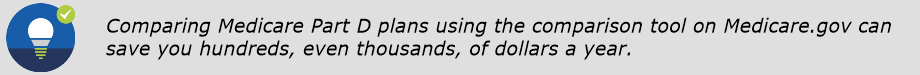 Compare Medicare Part D plans for 2021