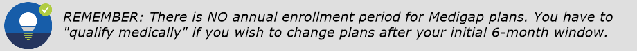 medigap enrollment period
