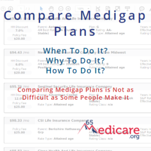 compare medigap plans